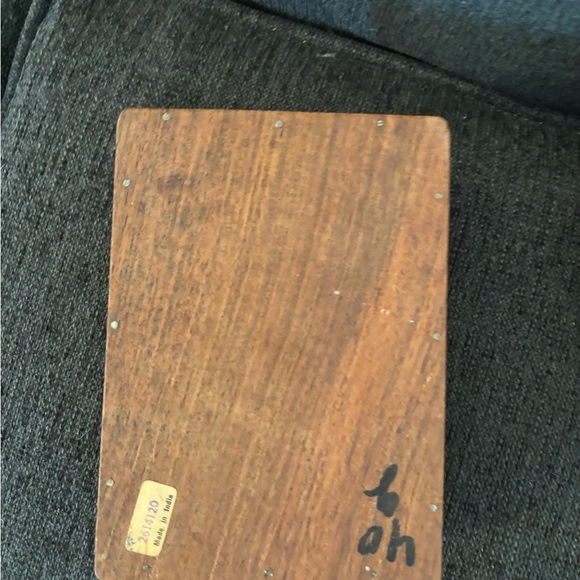 Vintage Hand Carbed Woode Jar and Jewlry Box. Made in India. - Picture 7 of 9